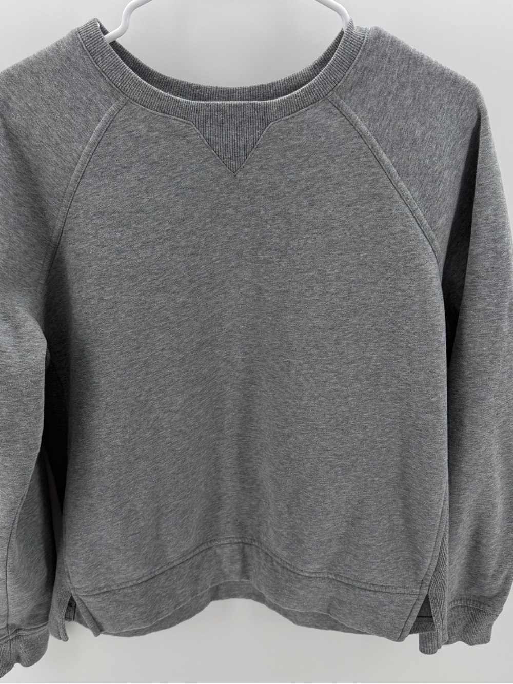 Champion Gray Women's Crop Sweatshirt